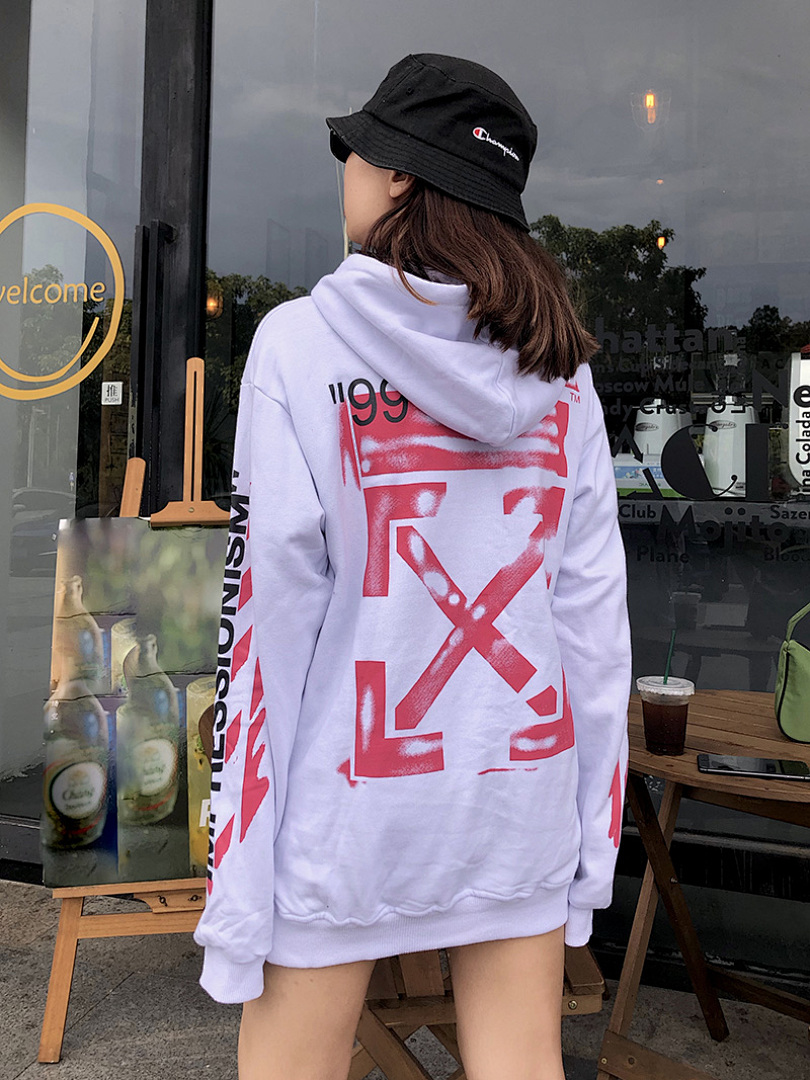 Off-White 98 OFF-WHITE (WHITE HOODIE) - Image 49