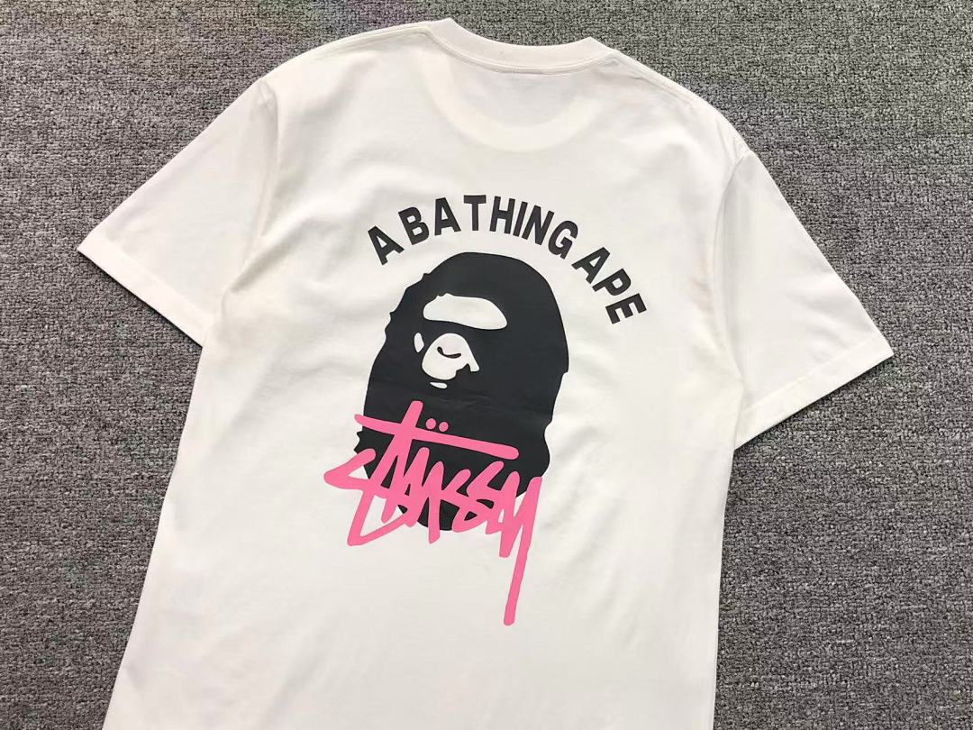 Bape 85 BAPE STUSSY T-SHIRT 3111050321 (Im 170Cm 60Kg I Wear Size M In The Phot) - Image 13