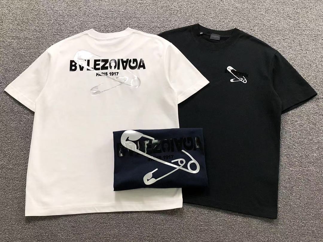 Balenciaga 125 B⭐L⭐⭐⭐IA⭐A T-SHIRT 3206172921 (Im 170Cm 60Kg I Wear Size L In The Phot) - Image 5