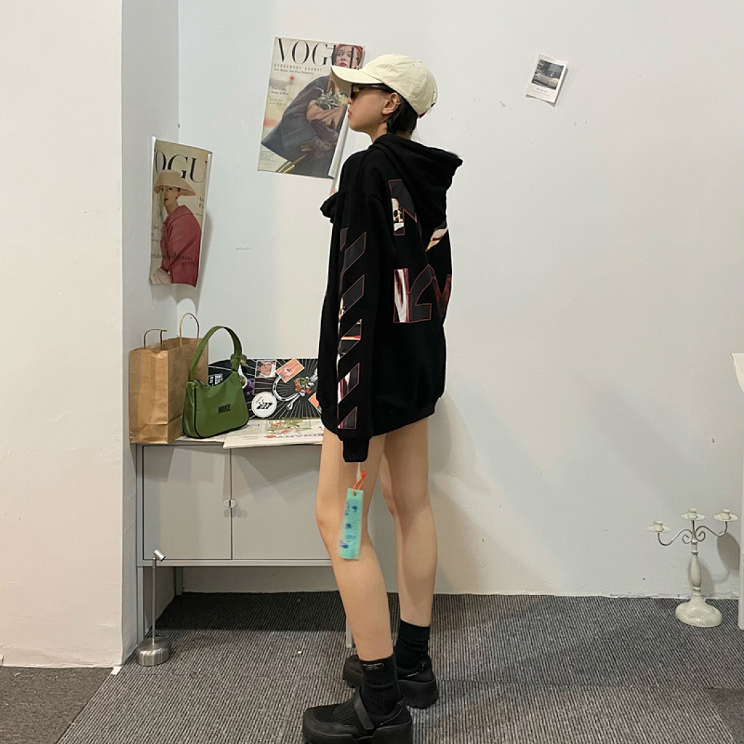 Off-White 129 OFF-WHITE (WHITE HOODIE) - Image 28