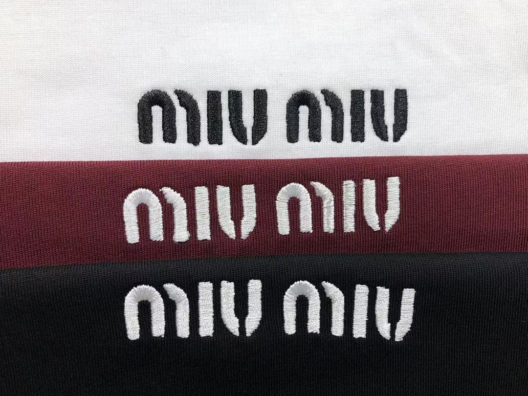 Miu Miu 108 M⭐U T-SHIRT 41072409133 (Im 170Cm 60Kg I Wear Size L In The Phot) - Image 14
