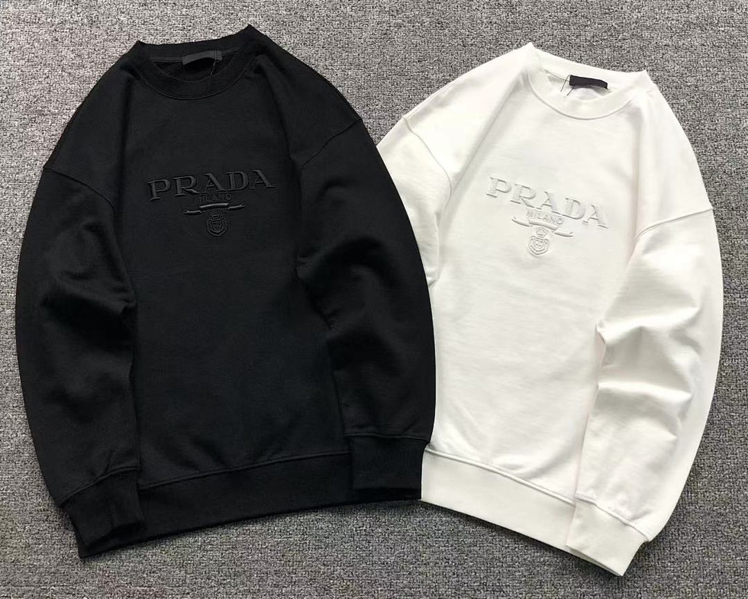Prada 128 P⭐A⭐A HOODIE 510117981 (Im 170Cm 60Kg I Wear Size S In The Phot) - Image 5