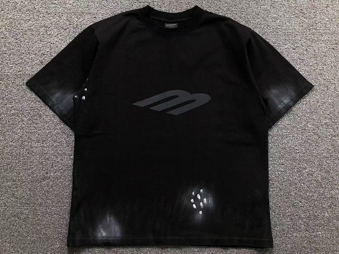 Balenciaga 135 B⭐L⭐⭐⭐IA⭐A T-SHIRT 42041312163 (Im 170Cm 60Kg I Wear Size XS In The Phot) - Image 9