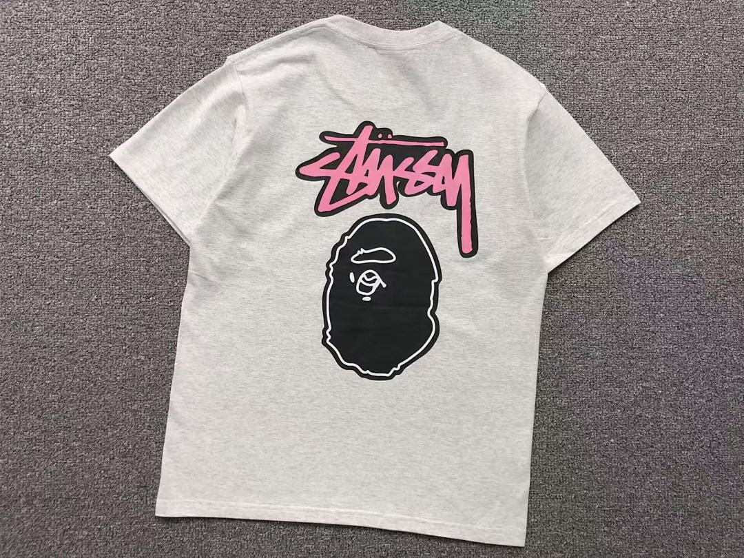Bape 78 BAPE STUSSY T-SHIRT 1102091542 (Im 170Cm 55Kg I Wear Size S In The Phot) - Image 20