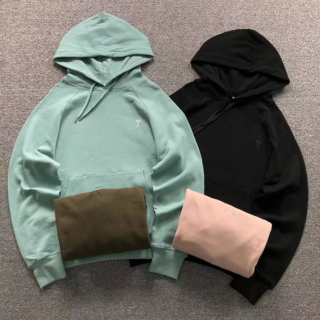 AMI 118 AMI HOODIE 57280788 (Im 170Cm 60Kg I Wear Size S In The Phot)