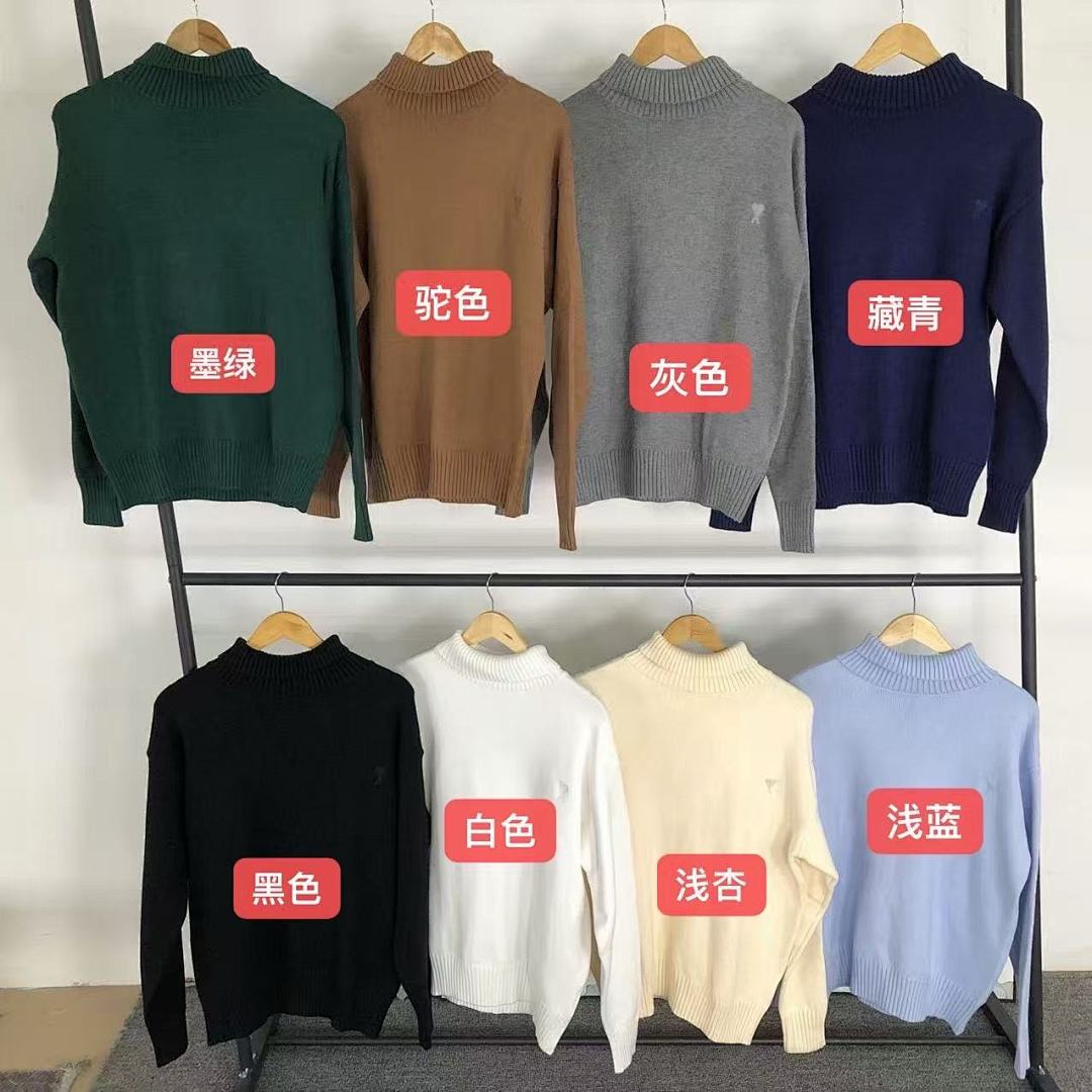 AMI 158 AMI SWEATER 21101105125 (Im 170Cm 60Kg I Wear Size M In The Phot) - Image 2