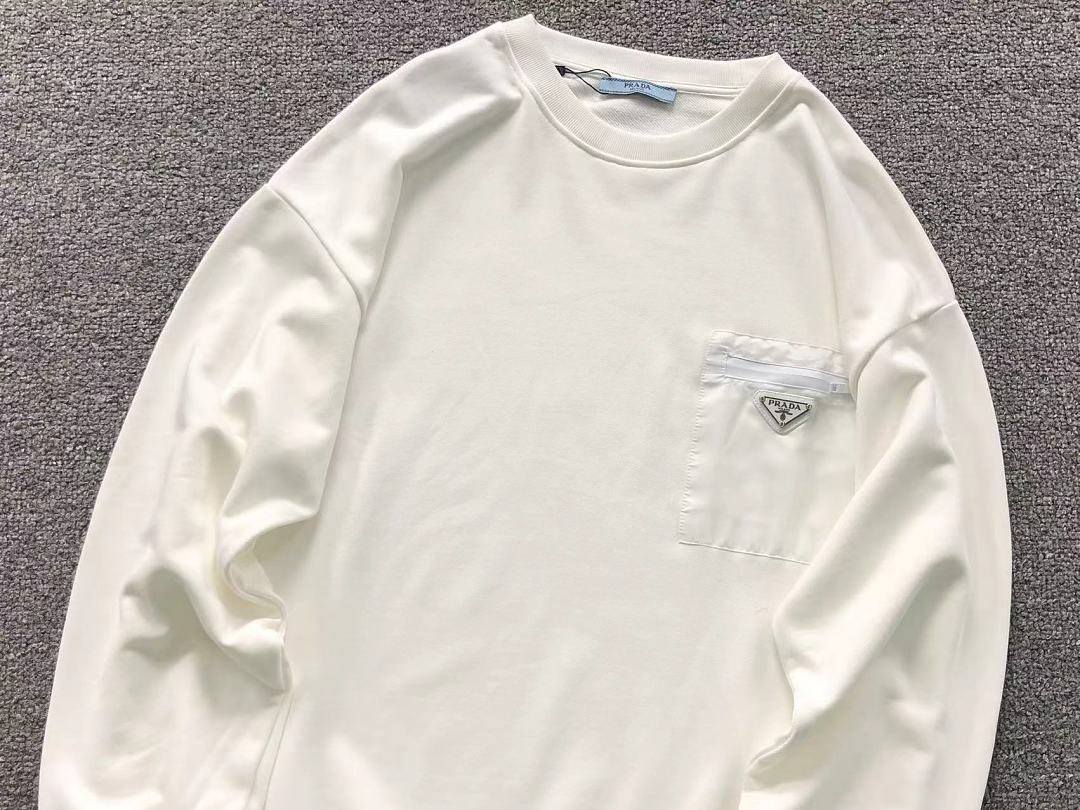Prada 195 P⭐A⭐A HOODIE 4208281001 (Im 170Cm 60Kg I Wear Size M In The Phot) - Image 9