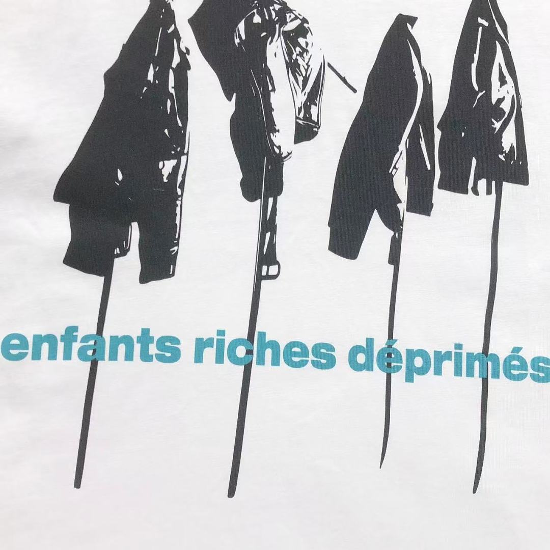 Chanel 95 ENFANTS RICHES DEPRIMES T-SHIRT 5260846162 (Im 170Cm 60Kg I Wear Size M In The Phot) - Image 10
