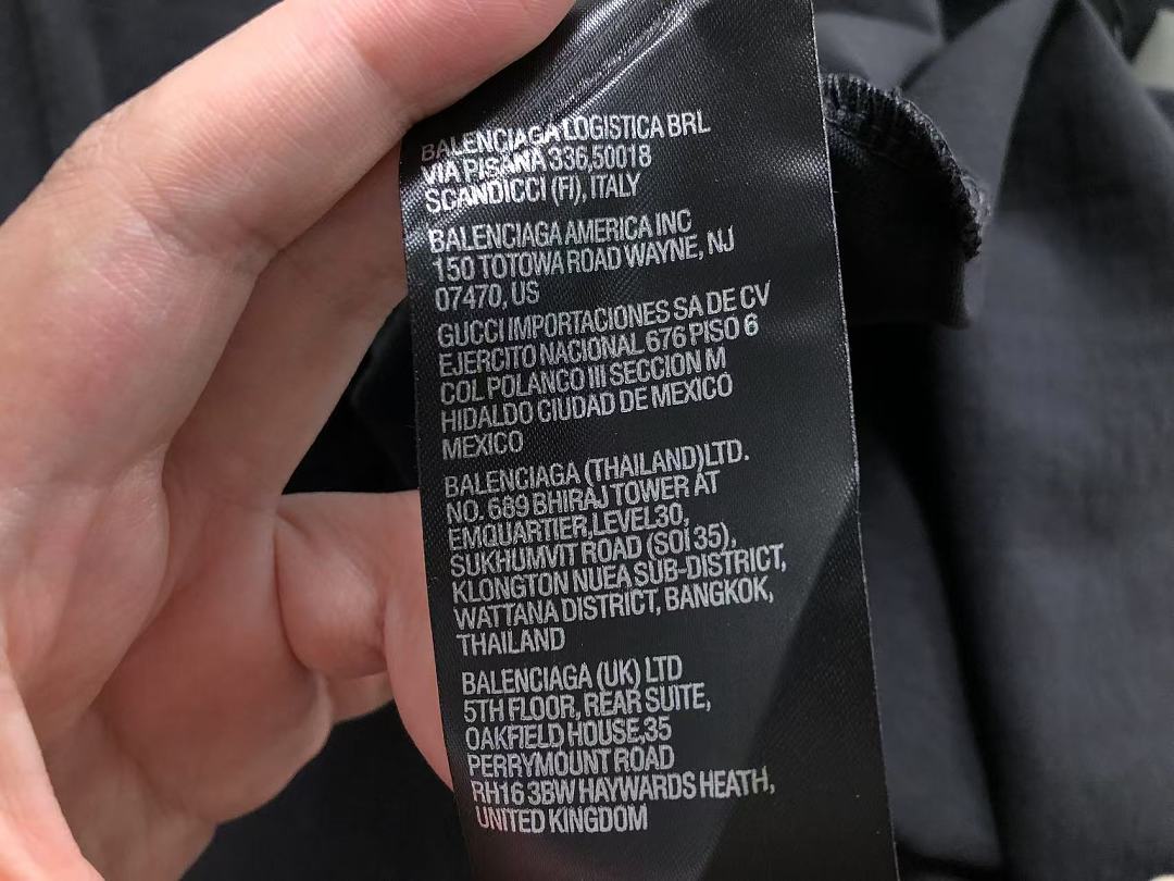 Balenciaga 125 B⭐L⭐⭐⭐IA⭐A T-SHIRT 42042011163 (Im 170Cm 60Kg I Wear Size XS In The Phot) - Image 23