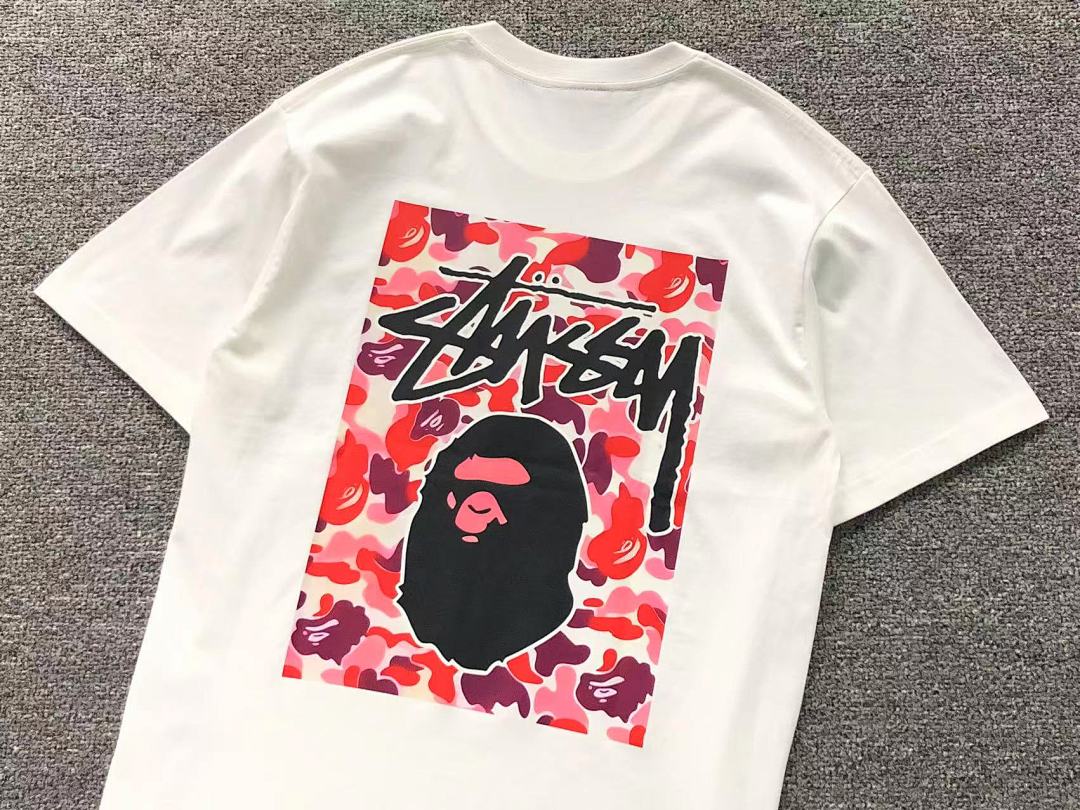 Bape 85 BAPE STUSSY T-SHIRT 3111050421 (Im 170Cm 60Kg I Wear Size M In The Phot) - Image 17
