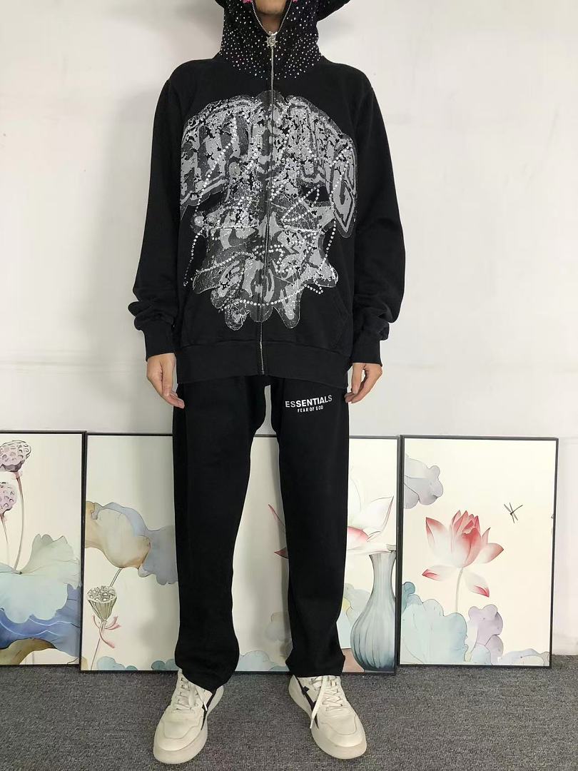 Unbranded 308 FASHION HOODIE 3209010872 (Im 170Cm 60Kg I Wear Size M In The Phot) - Image 3