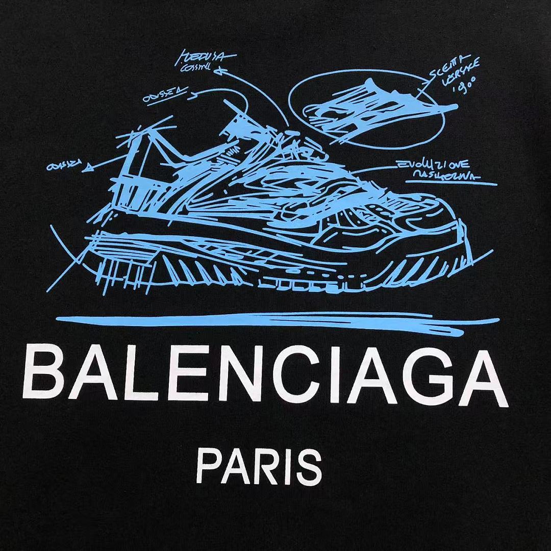 Balenciaga 108 B⭐L⭐⭐⭐IA⭐A T-SHIRT 5250606147 (Im 170Cm 60Kg I Wear Size M In The Phot) - Image 13