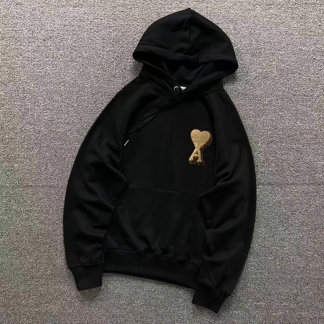 AMI 165AMI HOODIE 3110071017 (Im 170Cm 60Kg I Wear Size S In The Phot)