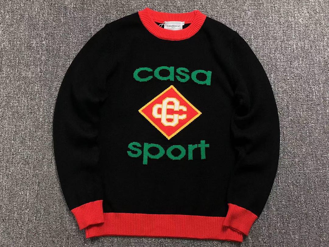 Casablanca 145 CASABLANCA SWEATER 212061148 (Im 170Cm 57Kg I Wear Size M In The Phot) - Image 10