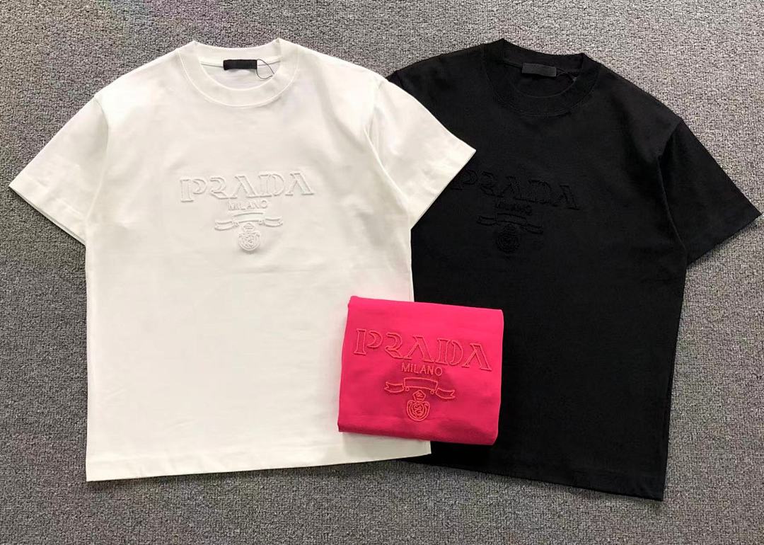 Prada 115 P⭐A⭐A T-SHIRT 510102381 (Im 170Cm 60Kg I Wear Size S In The Phot) - Image 5