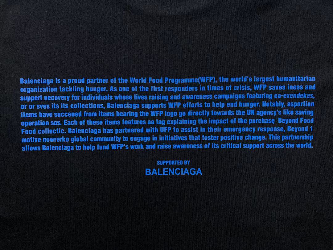 Balenciaga 95 B⭐L⭐⭐⭐IA⭐A T-SHIRT 5230501136 (Im 170Cm 60Kg I Wear Size XS In The Phot) - Image 8