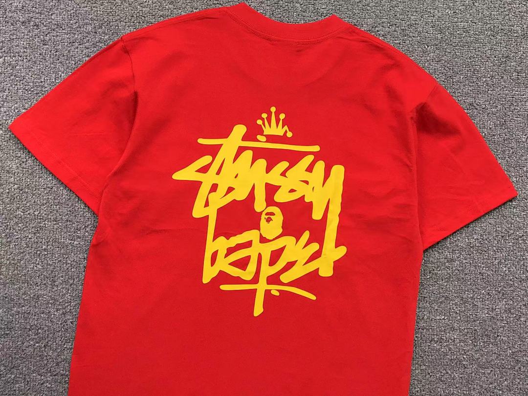Bape 78 BAPE STUSSY T-SHIRT - Image 19