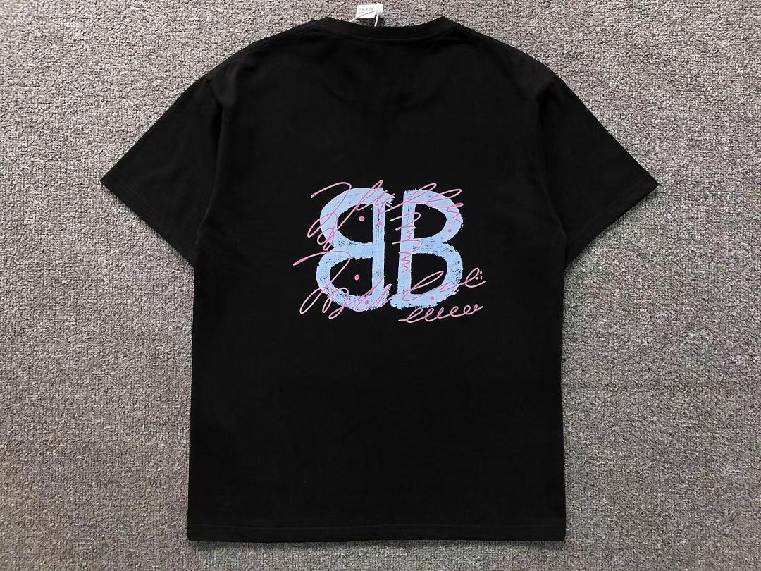 Balenciaga 115 B⭐L⭐⭐⭐IA⭐A T-SHIRT 22051316172 (Im 170Cm 60Kg I Wear Size M In The Phot) - Image 7