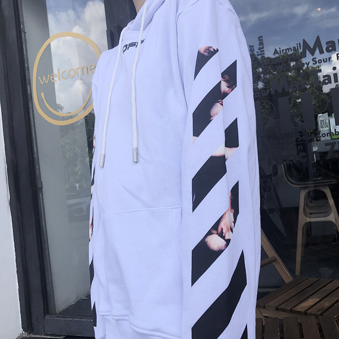 Off-White 126 OFF-WHITE (WHITE HOODIE) - Image 51