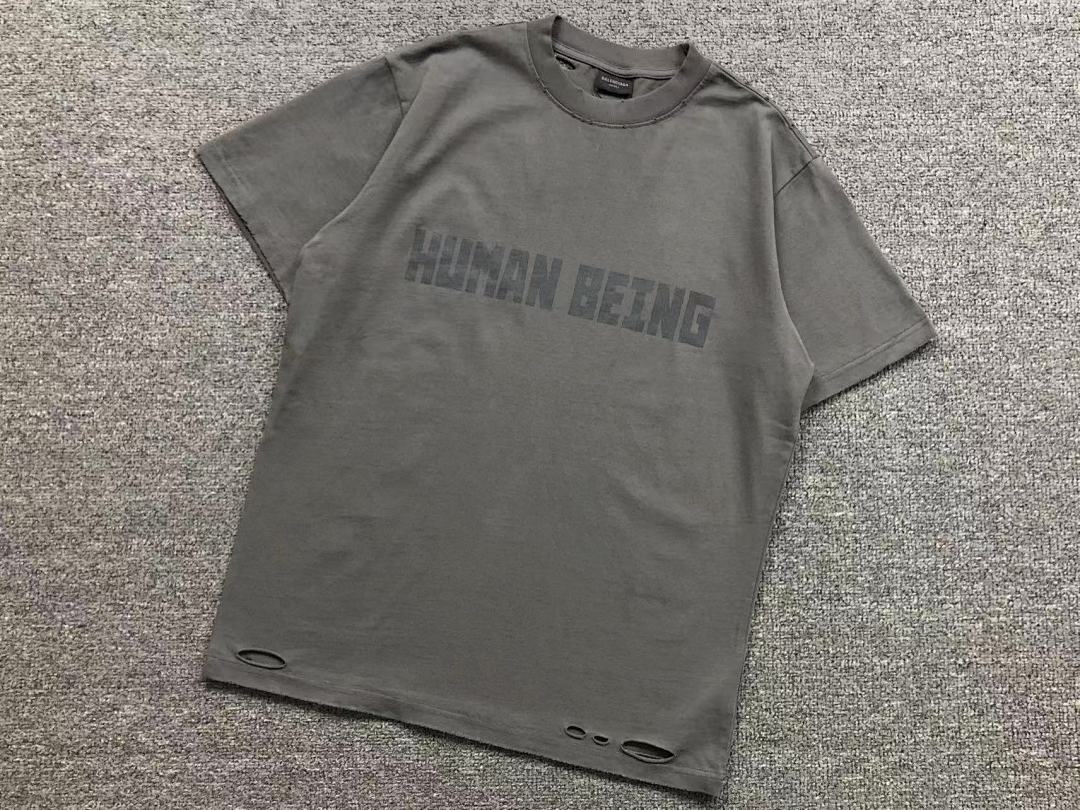 Balenciaga 115 B⭐L⭐⭐⭐IA⭐A T-SHIRT 5212217136 (Im 170Cm 60Kg I Wear Size XS In The Phot) - Image 6