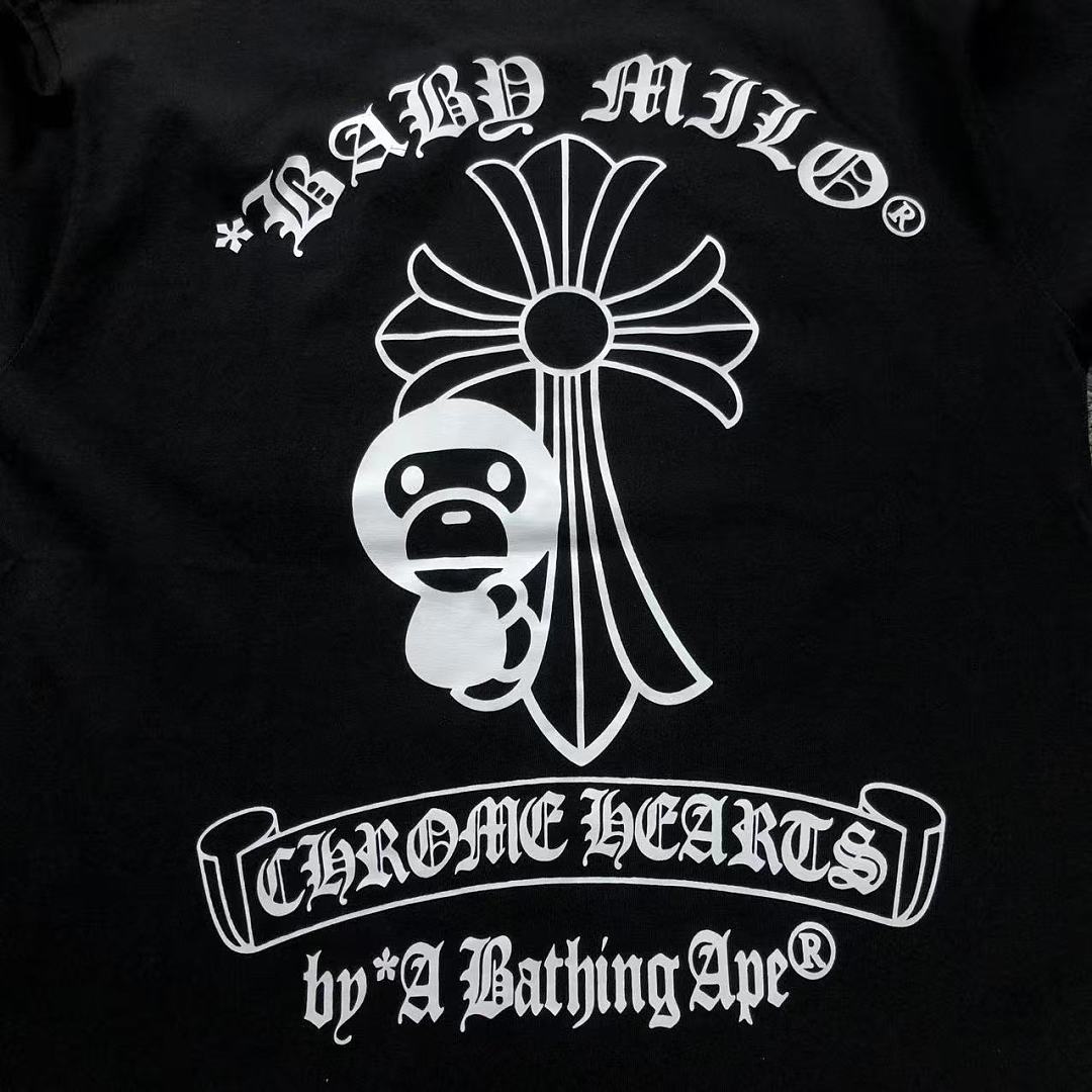 Bape 95 C⭐⭐OME HE⭐⭐TS BAPE T-SHIRT 1261128182 (Im 170Cm 60Kg I Wear Size S In The Phot) - Image 13