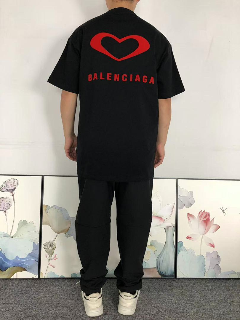 Balenciaga 118 B⭐L⭐⭐⭐IA⭐A T-SHIRT 4112003133 (Im 170Cm 60Kg I Wear Size XL In The Phot) - Image 4