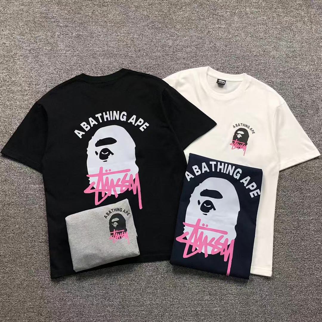 Bape 85 BAPE STUSSY T-SHIRT 3111050321 (Im 170Cm 60Kg I Wear Size M In The Phot)