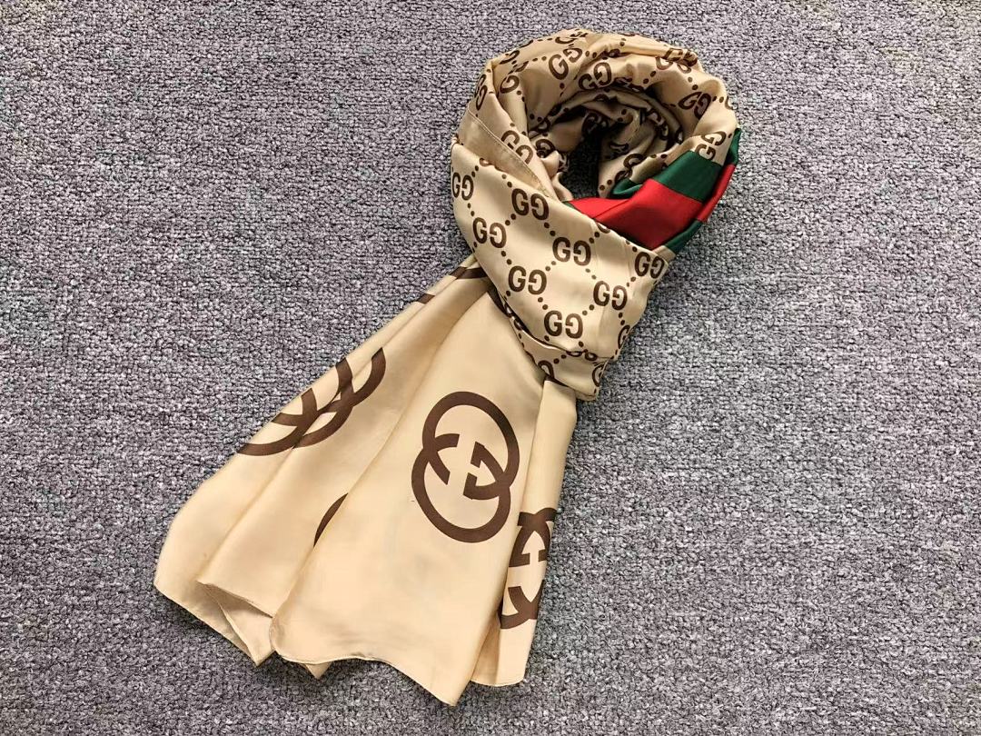 Gucci 85 G⭐C⭐I SCARF 31062822102 (Long 180CM* Wide 90CM*) - Image 7