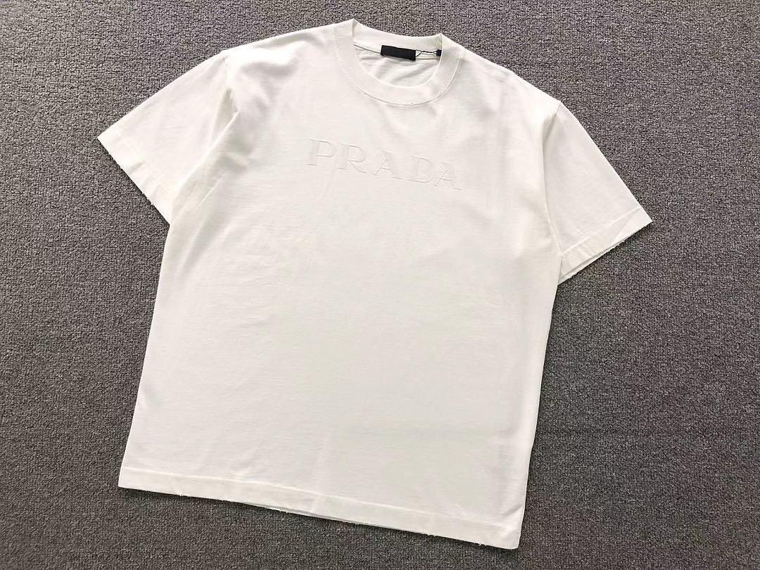 Prada 125 P⭐A⭐A T-SHIRT 42042902133 (Im 170Cm 60Kg I Wear Size 2XL In The Phot) - Image 7