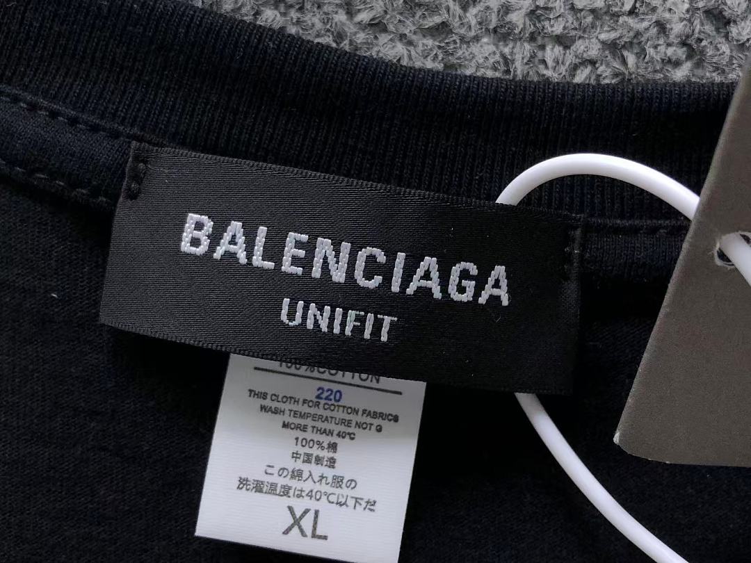 Balenciaga 115 B⭐L⭐⭐⭐IA⭐A G⭐C⭐I T-SHIRT 22051308172 (Im 170Cm 60Kg I Wear Size XL In The Phot) - Image 20