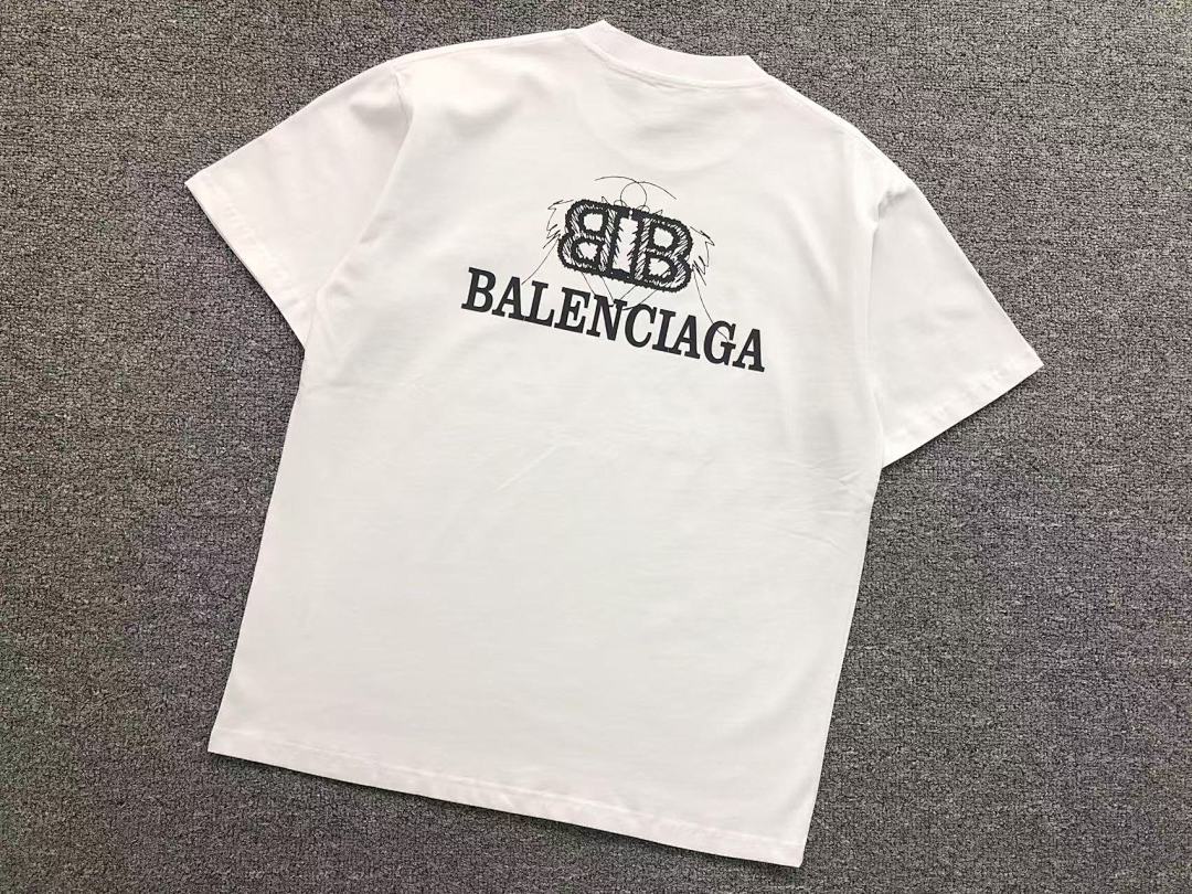 Balenciaga 118 B⭐L⭐⭐⭐IA⭐A T-SHIRT 41080212133 (Im 170Cm 60Kg I Wear Size XL In The Phot) - Image 7