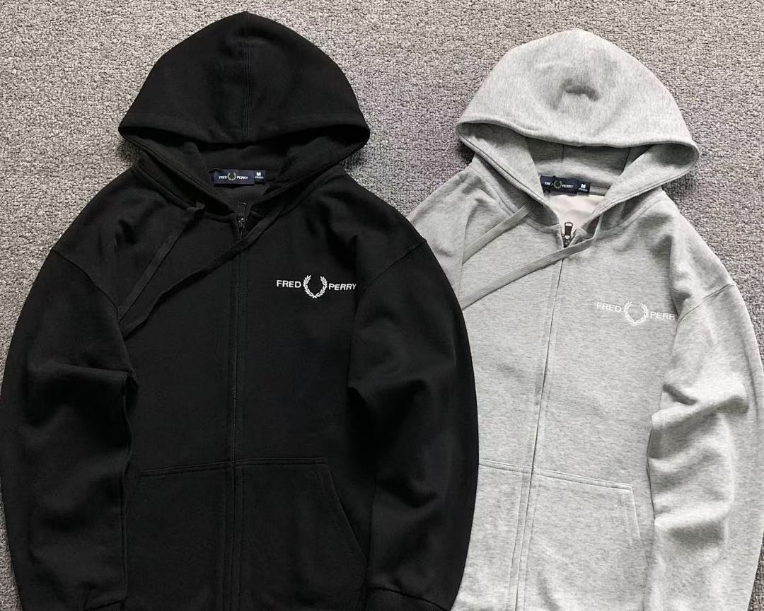 Unbranded 215 FRED PERRY HOODIE 2111180901 (Im 170Cm 60Kg I Wear Size M In The Phot) - Image 6