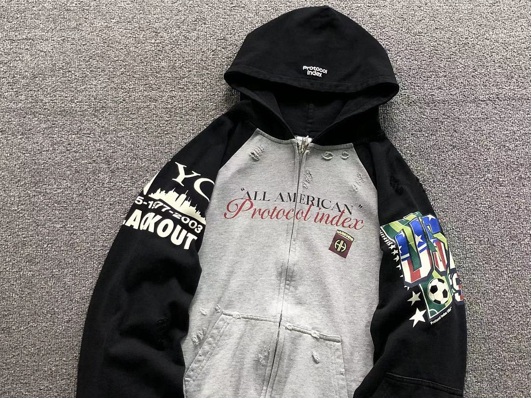 Unbranded 228 P⭐OT⭐COL IN⭐EX HOODIE 3208142917 (Im 170Cm 60Kg I Wear Size 3 In The Phot) - Image 7