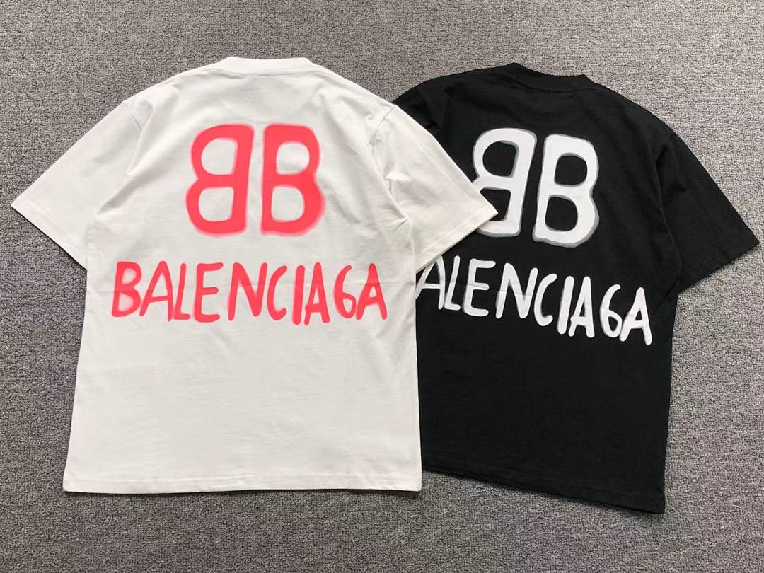 Balenciaga 125 B⭐L⭐⭐⭐IA⭐A T-SHIRT 3102220721 (Im 170Cm 55Kg I Wear Size XS In The Phot) - Image 5