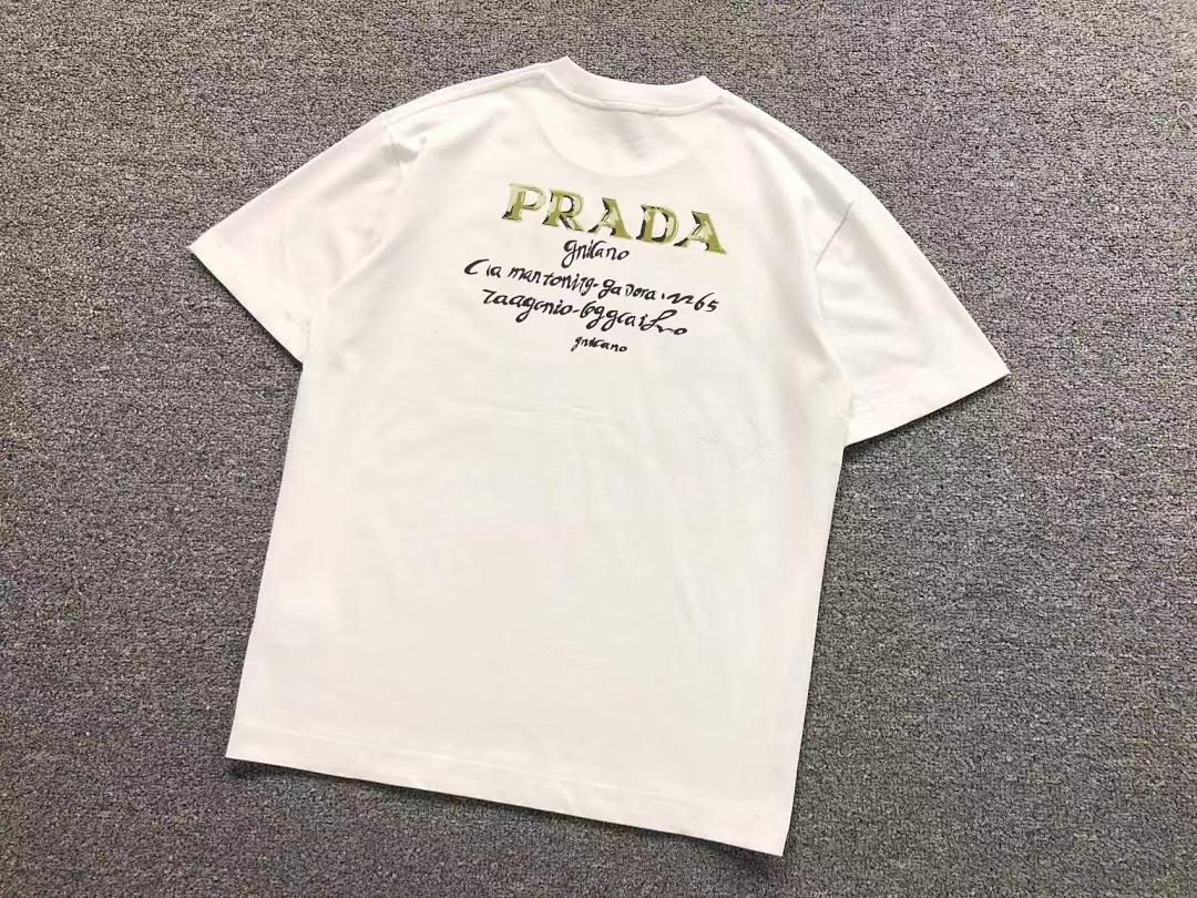Prada 115 P⭐A⭐A T-SHIRT 5232404147 (Im 170Cm 60Kg I Wear Size M In The Phot) - Image 7