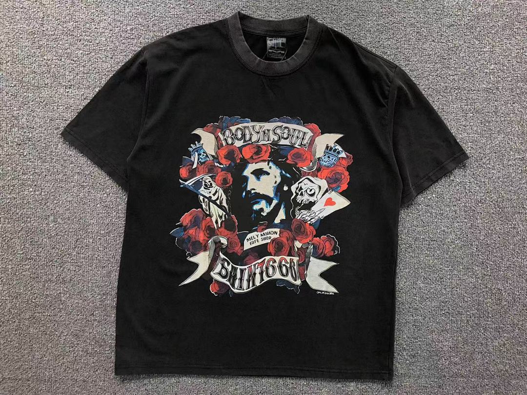 Chanel 118 SAINT MICHAEL T-SHIRT 4105171217 (Im 170Cm 60Kg I Wear Size S In The Phot) - Image 5