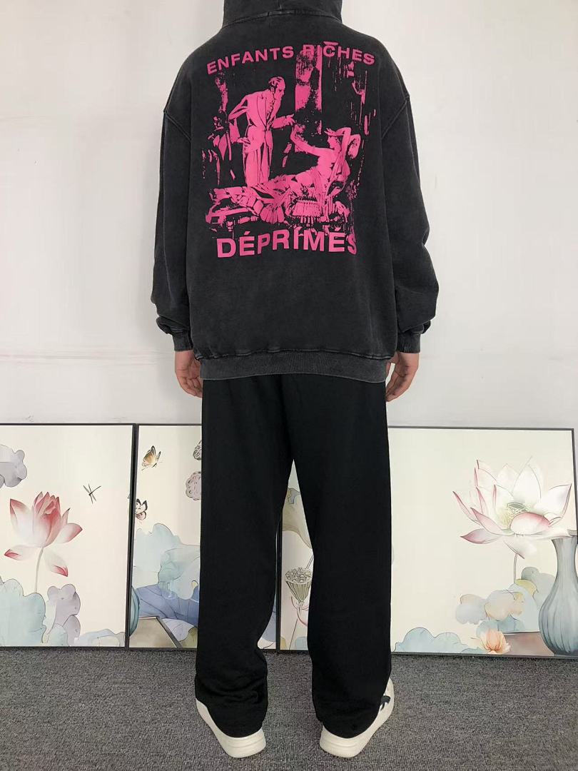 Chanel 135 ENFANTS RICHES DEPRIMES HOODIE 580702117 (Im 170Cm 60Kg I Wear Size S In The Phot) - Image 4
