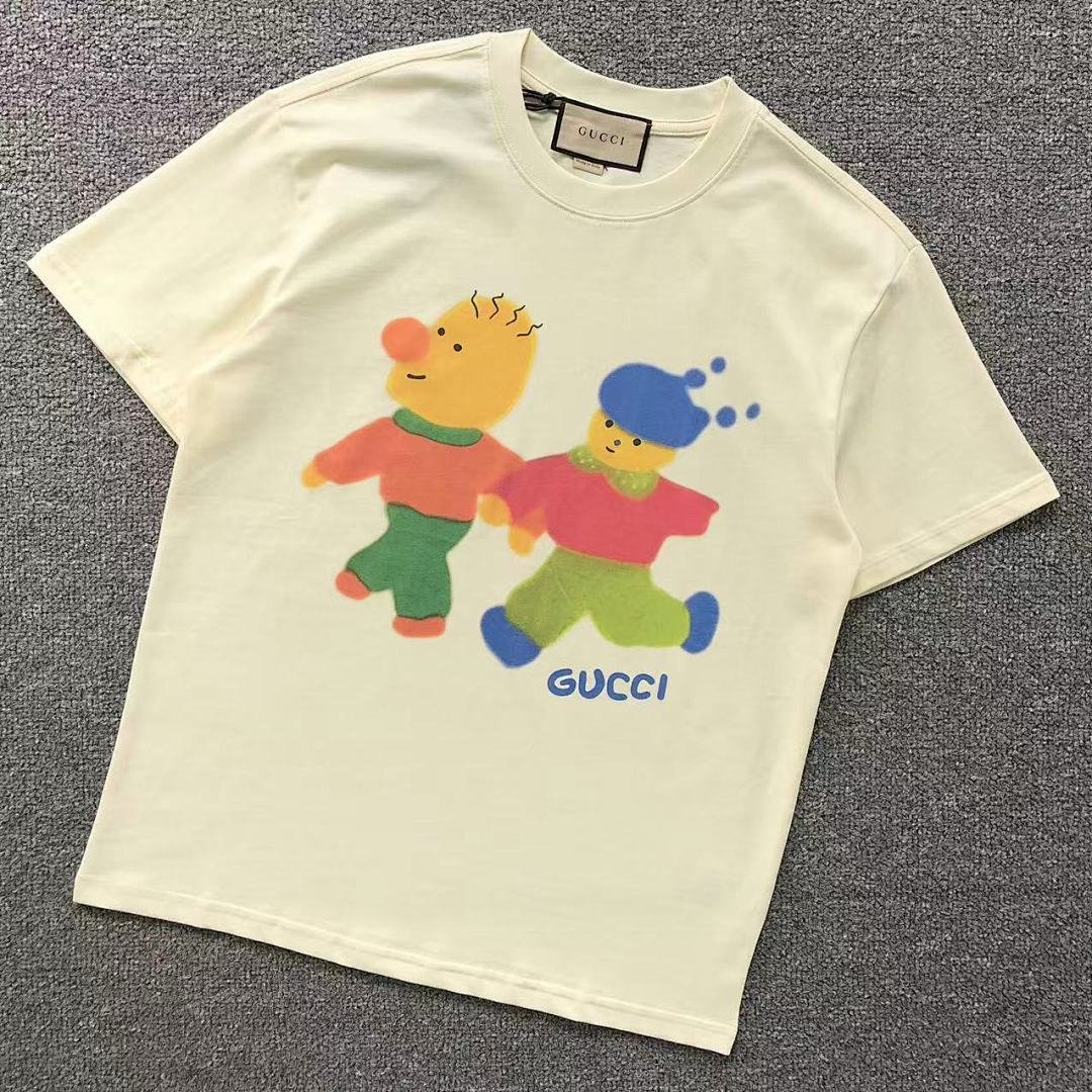 Gucci 85 G⭐C⭐I T-SHIRT 560602101 (Im 170Cm 60Kg I Wear Size S In The Phot)