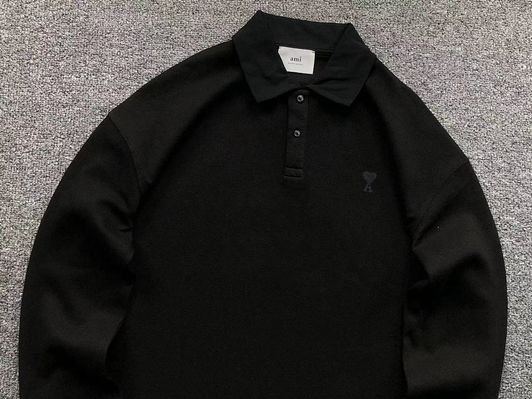 AMI 115 AMI LONG SLEEVED 59060988 (Im 170Cm 60Kg I Wear Size M In The Phot) - Image 17