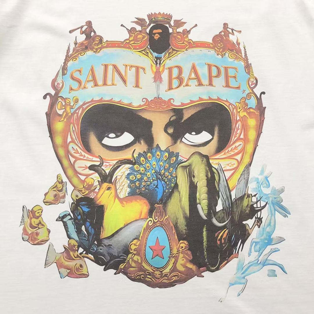 Bape 115 VINTAGE BAPE T-SHIRT 4050133317 (Im 170Cm 60Kg I Wear Size L In The Phot) - Image 8
