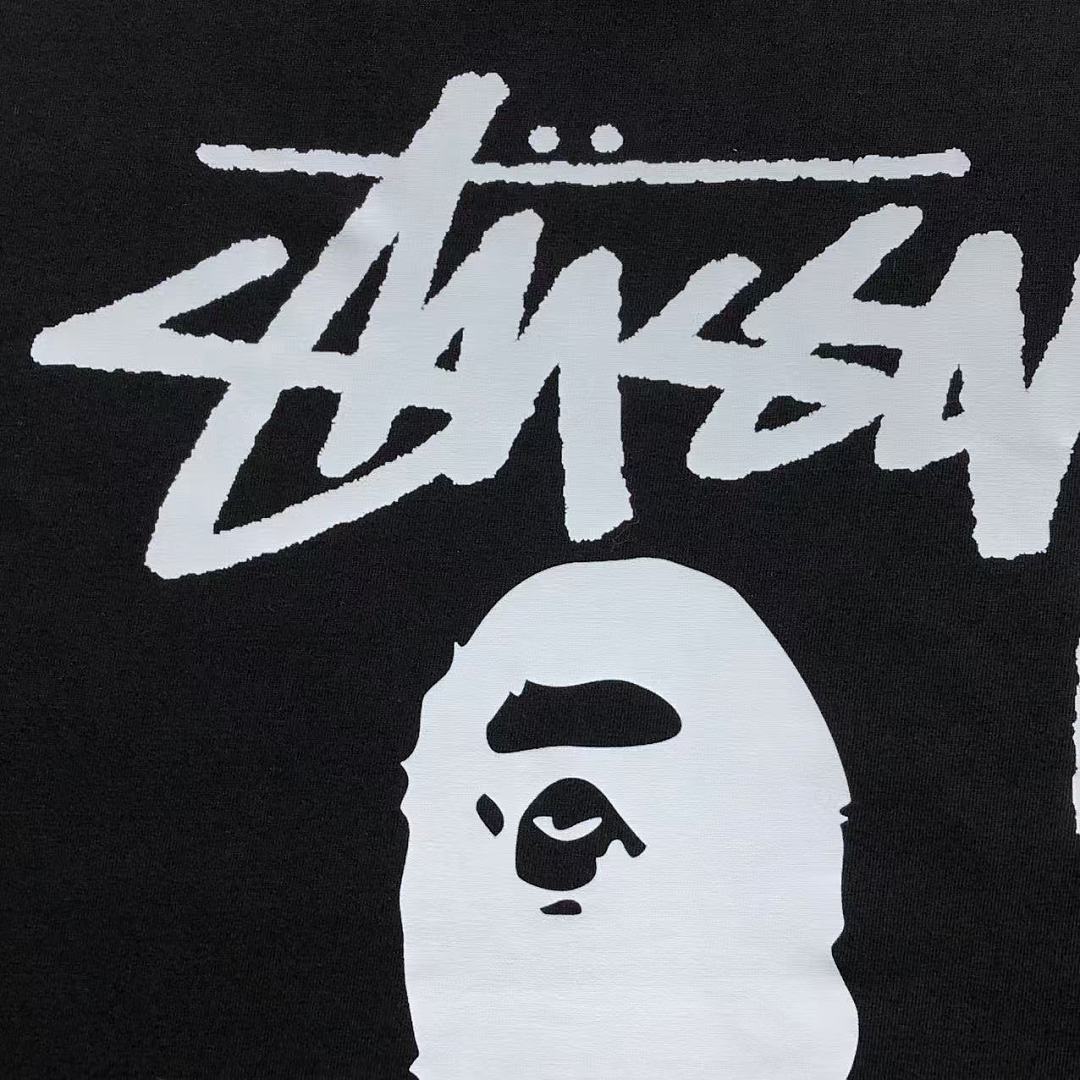 Bape 85 BAPE STUSSY T-SHIRT 124150231 (Im 170Cm 60Kg I Wear Size M In The Phot) - Image 14