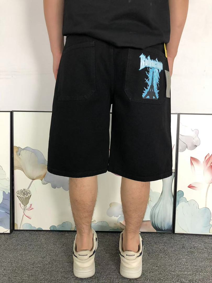 Balenciaga 185 B⭐L⭐⭐⭐IA⭐A SHORTS 3207110417 (Im 170Cm 60Kg I Wear Size L In The Phot) - Image 4