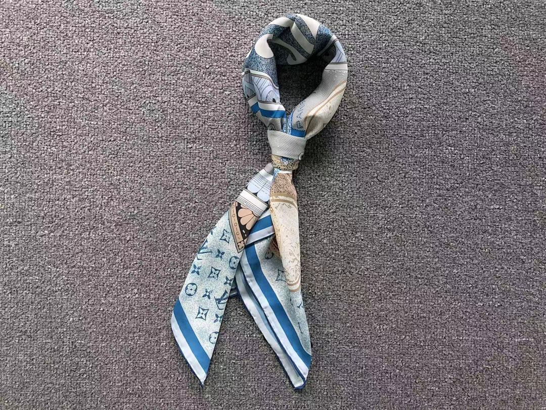 Louis Vuitton 68 L⭐ SCARF 2203171476 (Long 85CM* Wide - Image 4