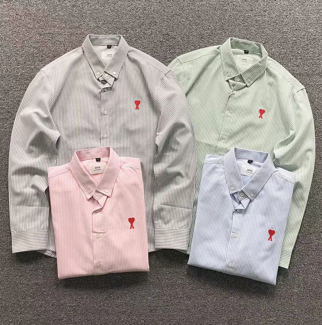 AMI 175 AMI SHIRT 1241002159 (Im 170Cm 60Kg I Wear Size S In The Phot)