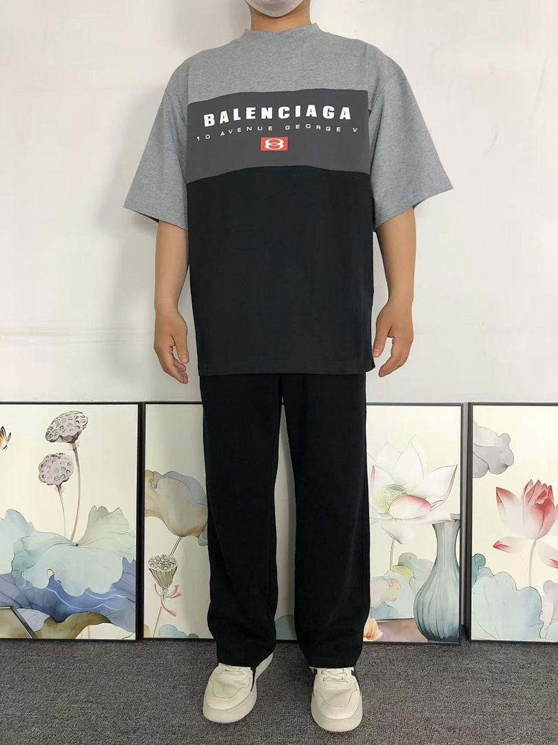 Balenciaga 128 B⭐L⭐⭐⭐IA⭐A T-SHIRT 42032305163 (Im 170Cm 60Kg I Wear Size XS In The Phot) - Image 3