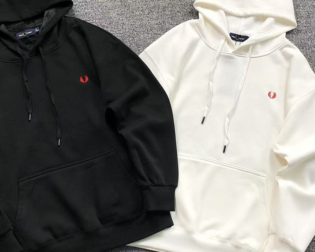 Unbranded 215 FRED PERRY HOODIE 219100601 (Im 170Cm 60Kg I Wear Size L In The Phot) - Image 6