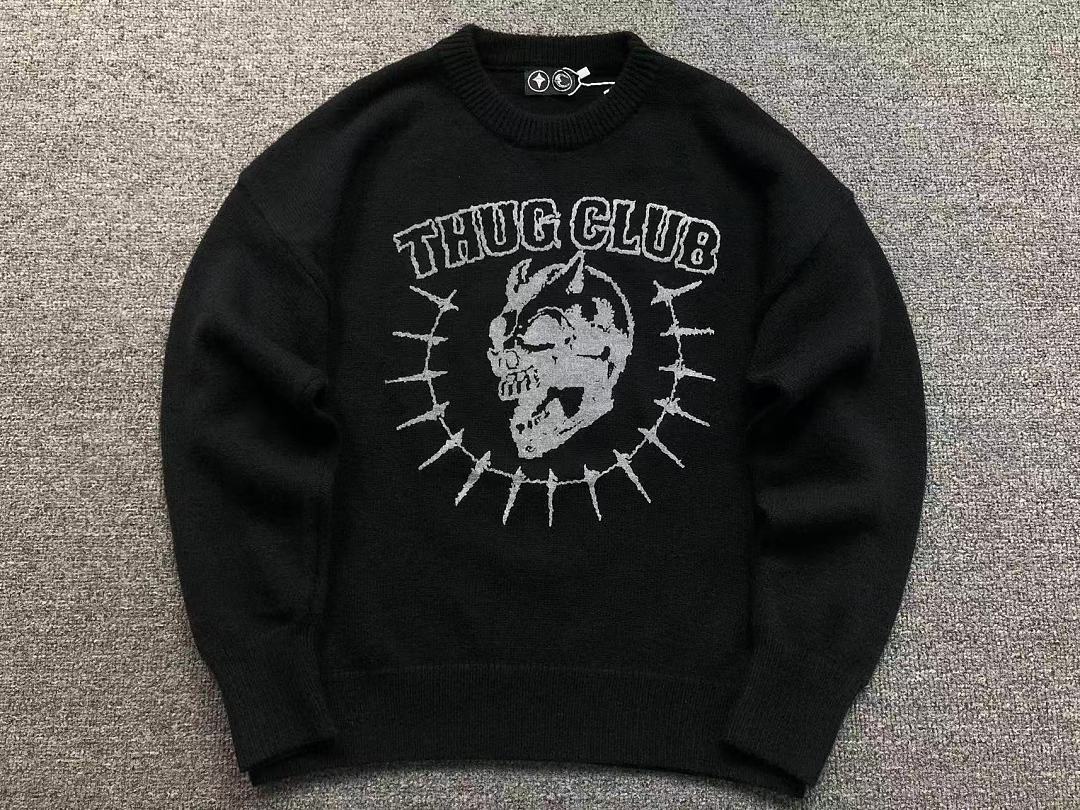 Christian Louboutin 158 THUG CLUB SWEATER 3206163217 (Im 170Cm 60Kg I Wear Size 1 In The Phot) - Image 5