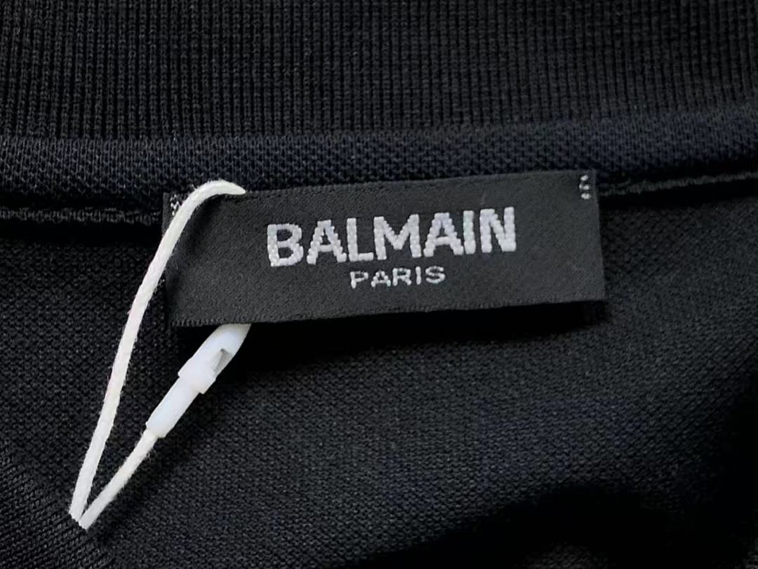 Unbranded 175 BALMAIN POLO 2201153101 (Im 170Cm 60Kg I Wear Size L In The Phot) - Image 17