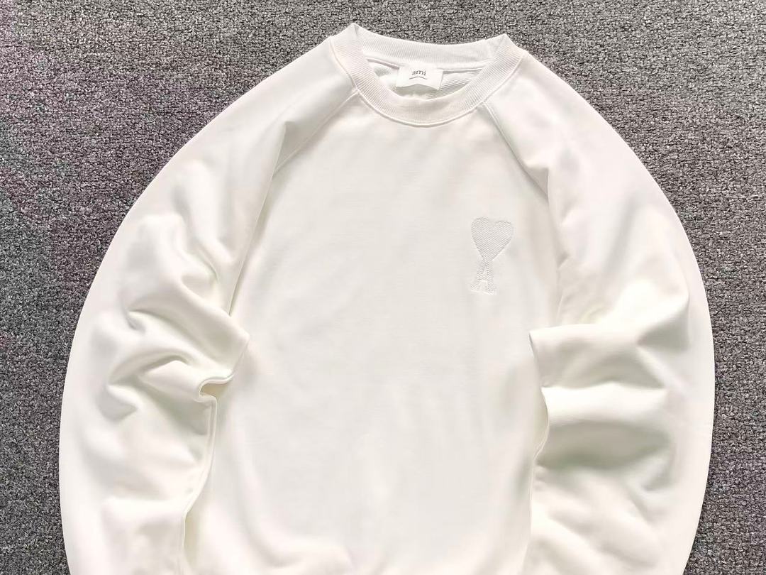 AMI 98 AMI HOODIE 1251921181 (Im 170Cm 60Kg I Wear Size M In The Phot) - Image 9