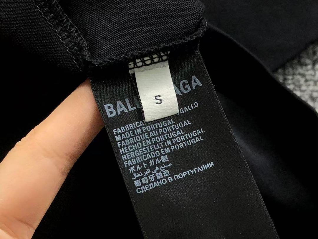 Balenciaga 118 B⭐L⭐⭐⭐IA⭐A T-SHIRT 125131560 (Im 170Cm 60Kg I Wear Size S In The Phot) - Image 15